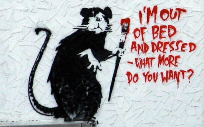 banksy ratti