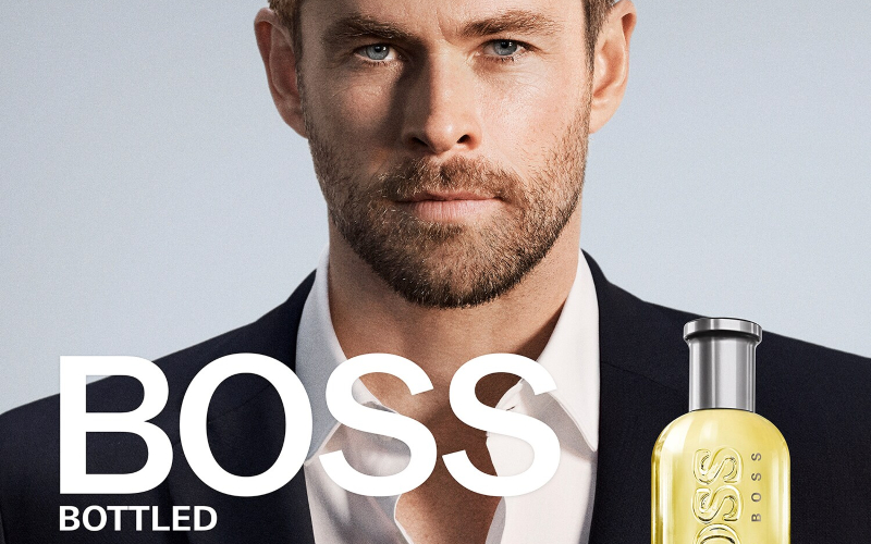 Chris Hemsworth testimonial Hugo Boss Bottled - Wondernet Magazine