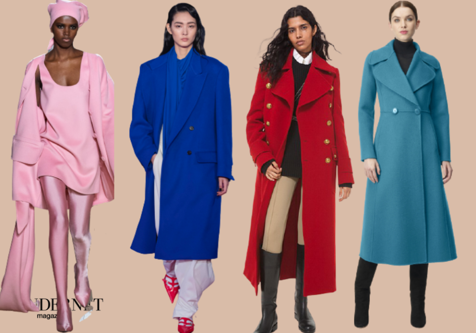 cappotto colorato inverno 2020