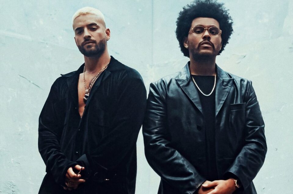 Maluma e The Weeknd in radio con Hawái Remix