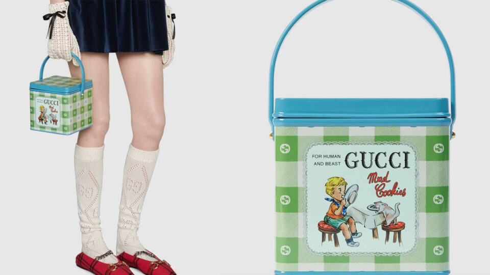 Gucci: la nuova borsa Mad Cookies ricorda un cestino lunch box