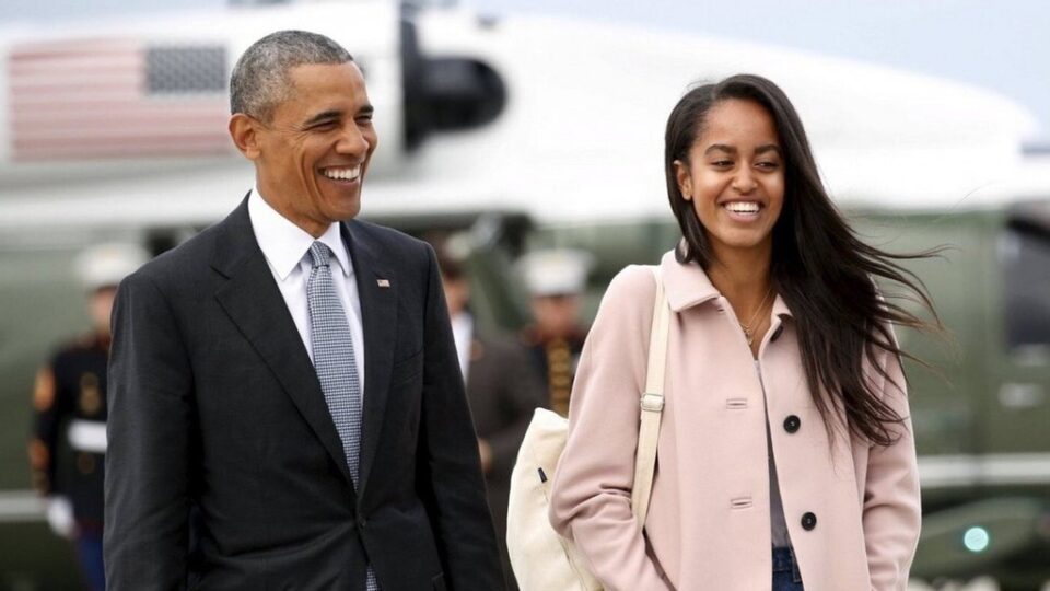Barack Obama, sua figlia Malia a Hollywood