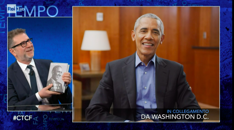 Barack Obama, l'intervista a Fabio Fazio