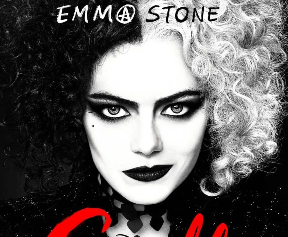 Emma Stone, beauty look da Crudelia De Mon
