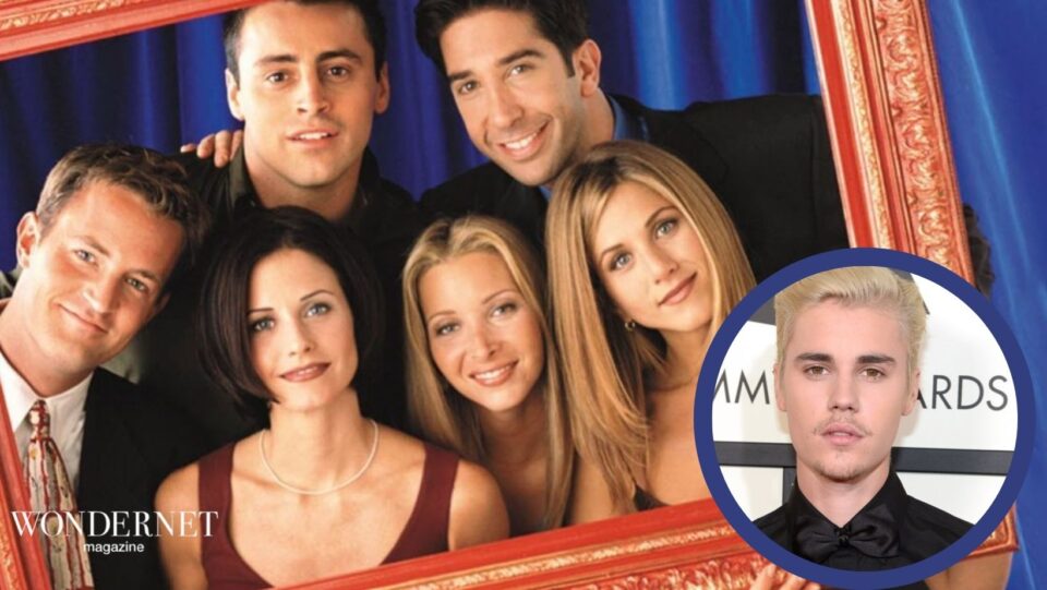 Justin Bieber nella reunion di Friends