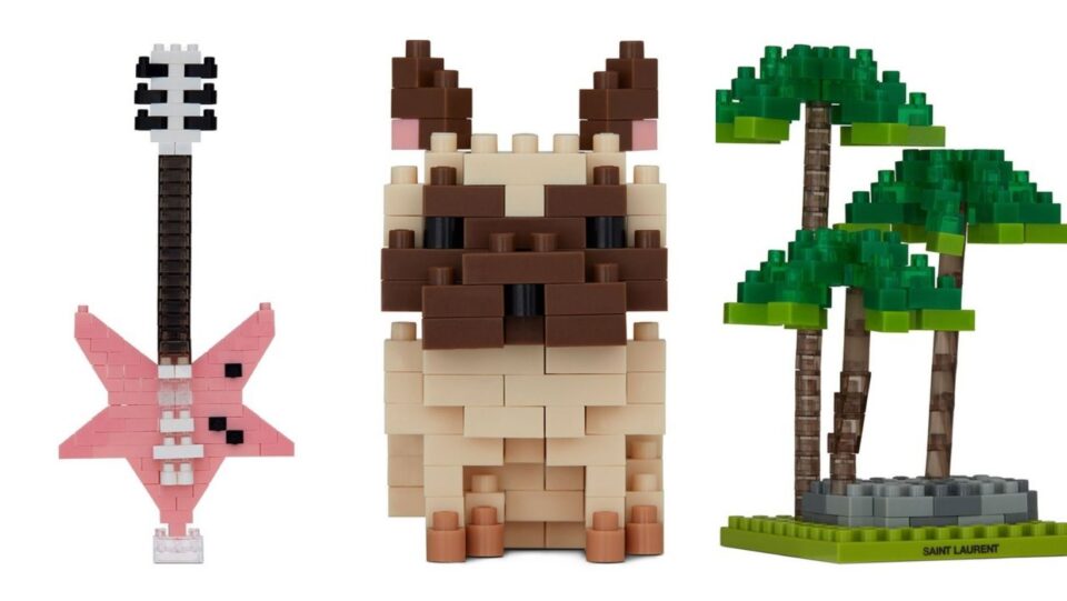 Saint Laurent, la co-lab con Nanoblock