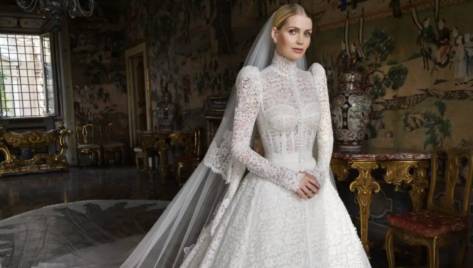 Lady Kitty Spencer, il vestito da sposa D&G