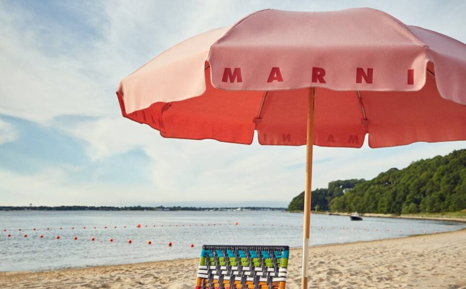Marni, il pop-up store ultra chic sulla spiaggia Shelter Island a New York