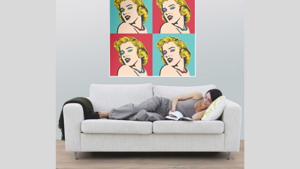 Metti la pop art nella tua vita con gli adesivi murali