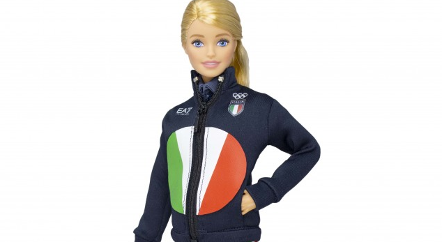 Barbie alle Olimpiadi vestita Emporio Armani