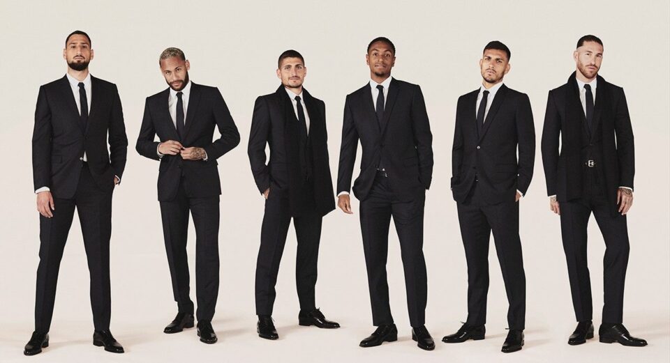Dior veste i calciatori del PSG Paris Saint-Germain
