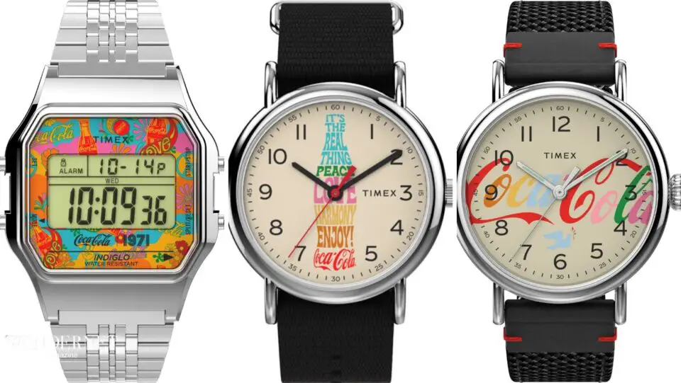 Timex X Coca-Cola, la capsule di orologi