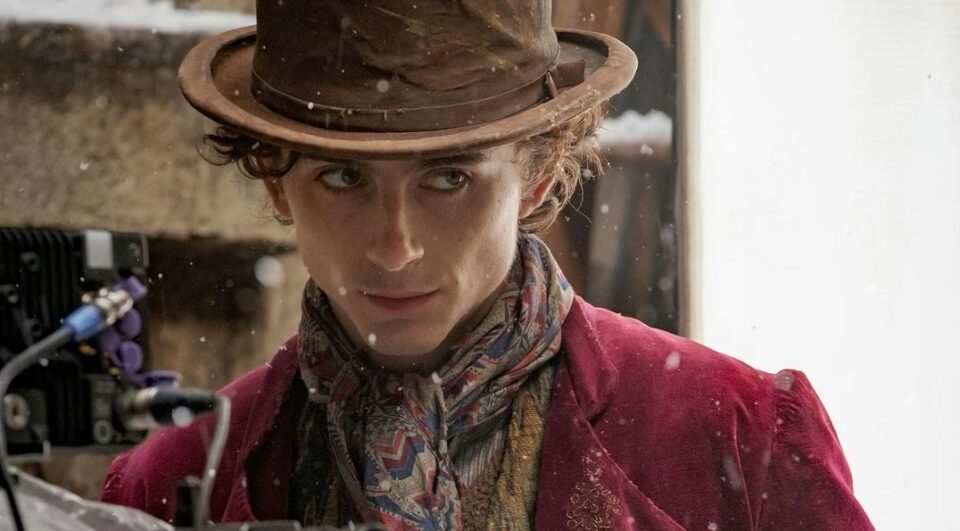 Timothée Chalamet, prima foto dal set di "Wonka"
