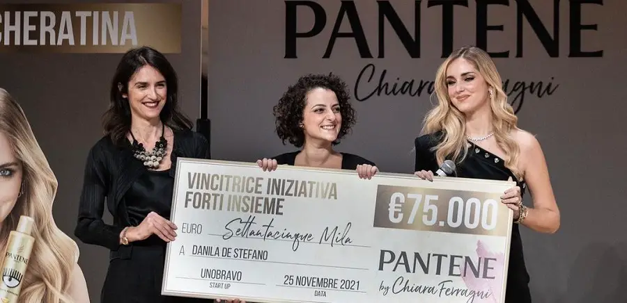 Chiara Ferragni e Pantene annunciano la start-up vincitrice di “Forti Insieme”