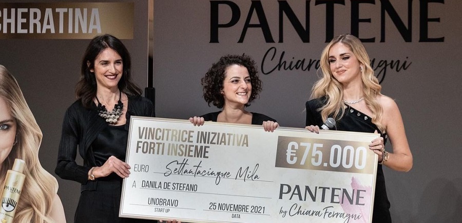 Chiara Ferragni e Pantene annunciano la start-up vincitrice di “Forti Insieme”
