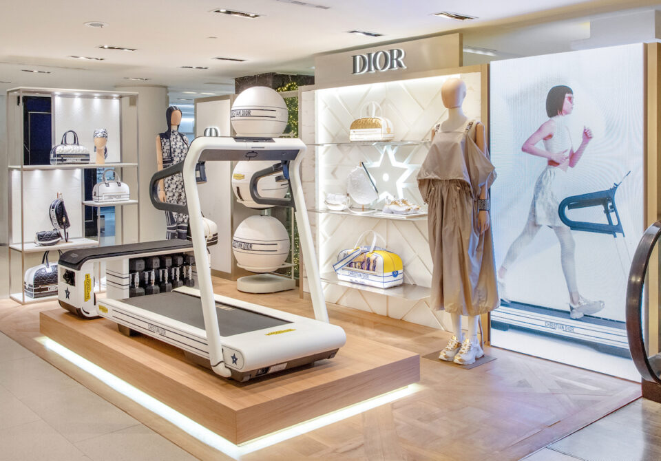 Dior svela il primo luxury pop-in della co-lab Vibe e Technogym a Milano