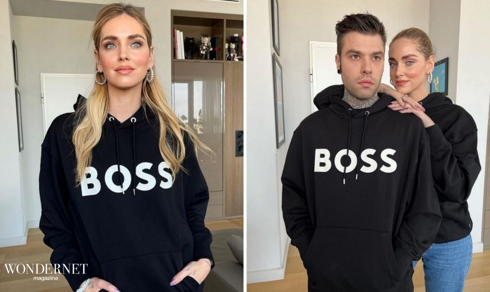 Felpa chiara ferragni nera hotsell