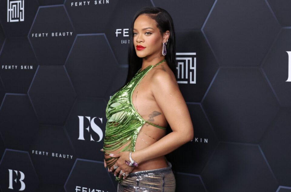 rihanna red carpet fenty beauty pancione