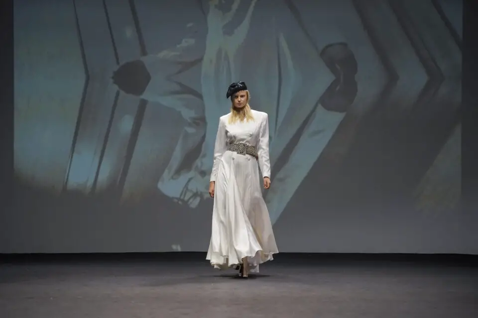 Francesca Liberatore sfila alla Arab Fashion Week