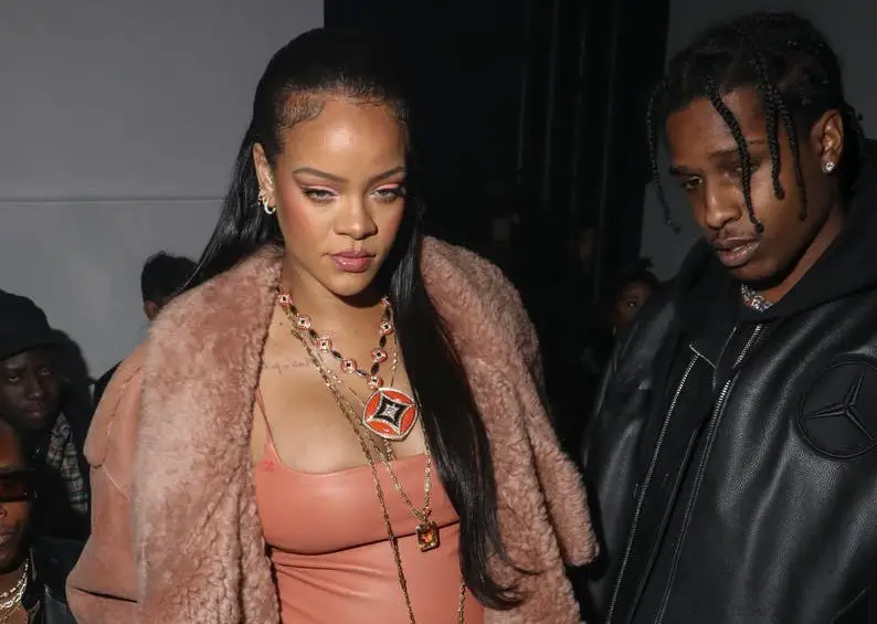 Rihanna e A$AP Rocky alla sfilata di Off-White