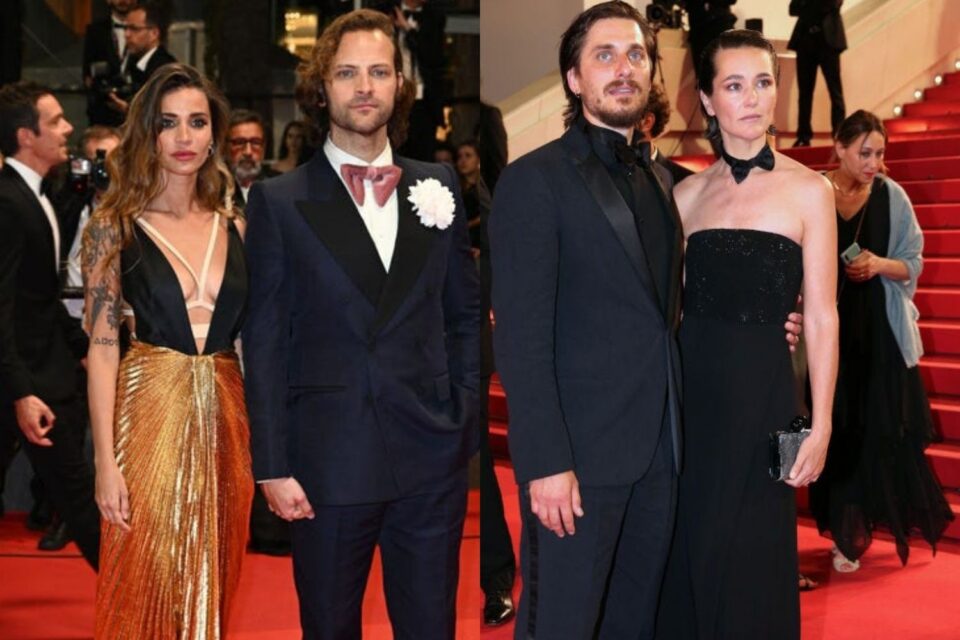 Alessandro Borghi e Luca Marinelli a Cannes con fidanzata e moglie