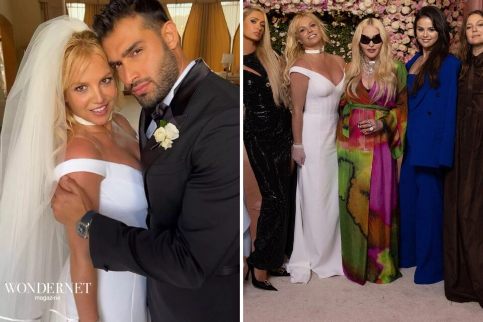 Britney Spears, l’abito da sposa Versace e gli invitati Vip
