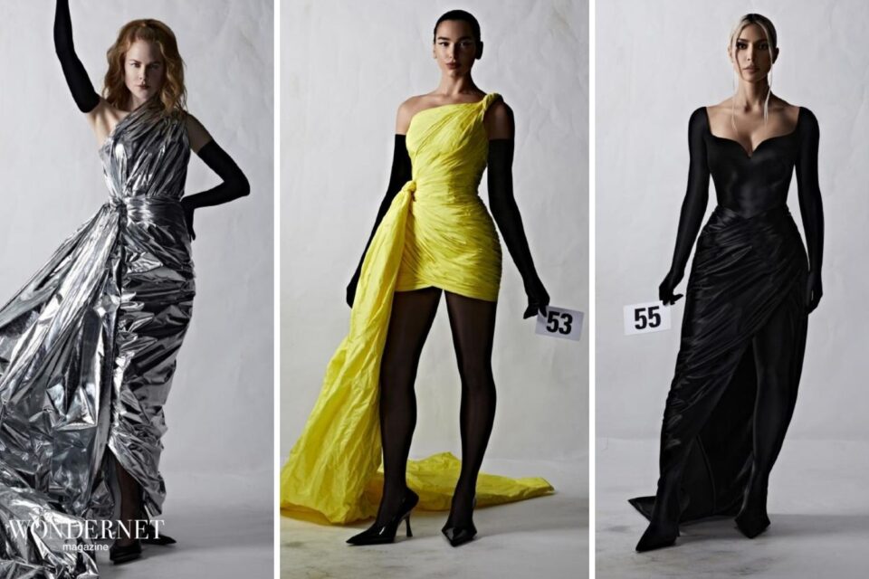 Balenciaga Couture, in passerella Nicole Kidman, Dua Lipa e Kim Kardashian