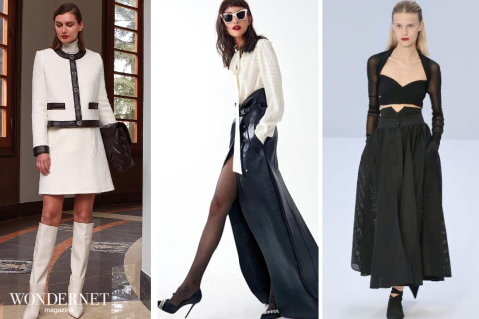 Bianco e nero, il trend dell'Autunno-Inverno 2022