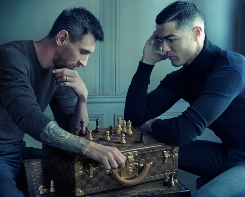 Leo Messi e Cristiano Ronaldo insieme per Louis Vuittonno Ronaldo insieme per Louis Vuitton