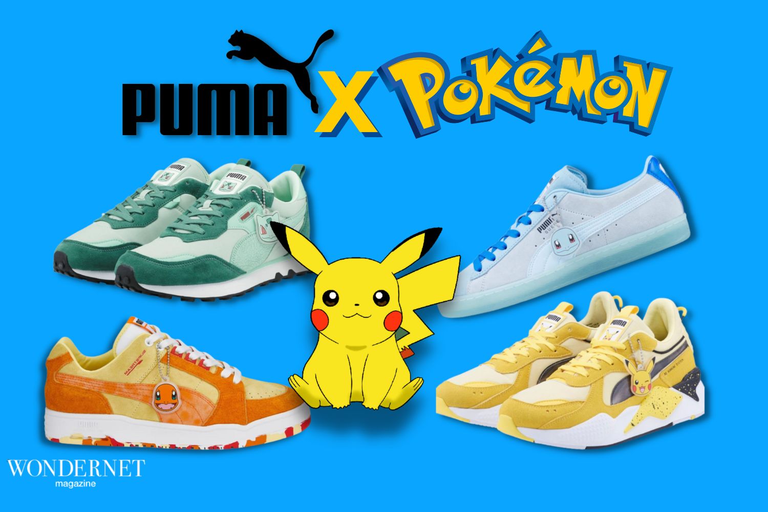 Puma x Pokemon la collezione di scarpe 2022 Wondernet Magazine
