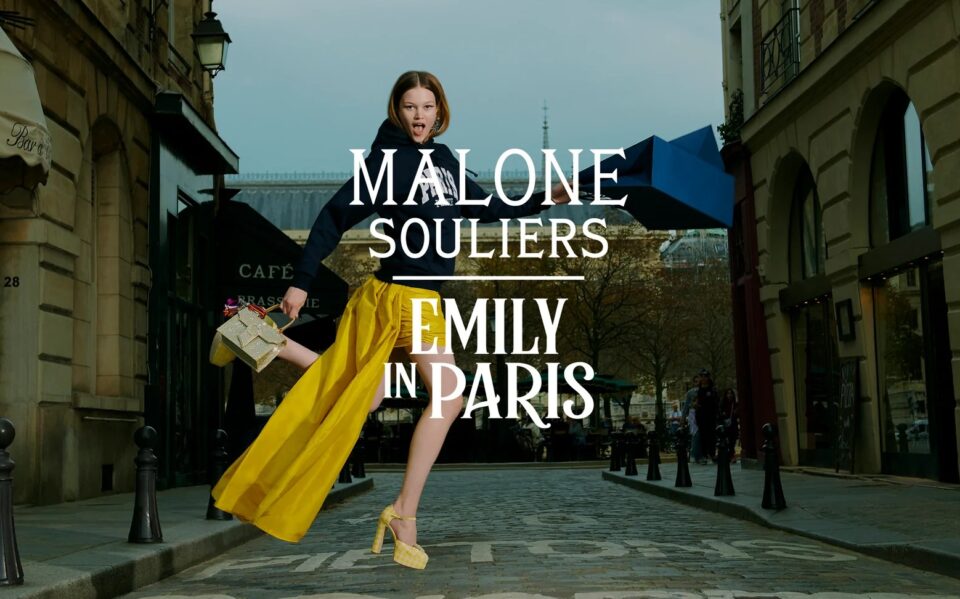 Malone Souliers X Emily in Paris, le scarpe ispirate alla serie Netflix