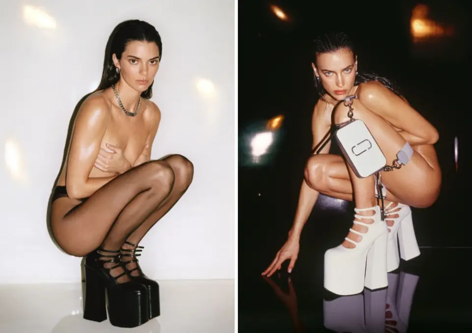 Irina Shayk e Kendall Jenner per Marc Jacobs SS23