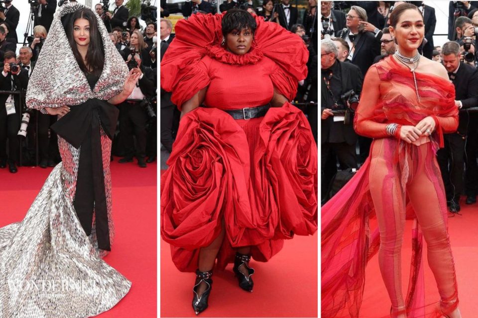 Cannes 2023, i look più appariscenti sul red carpet della terza serata