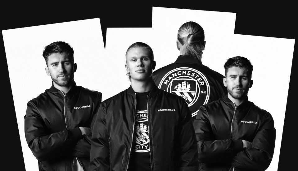 Dsquared2 veste il Manchester e svela una capsule per festeggiare la Champions