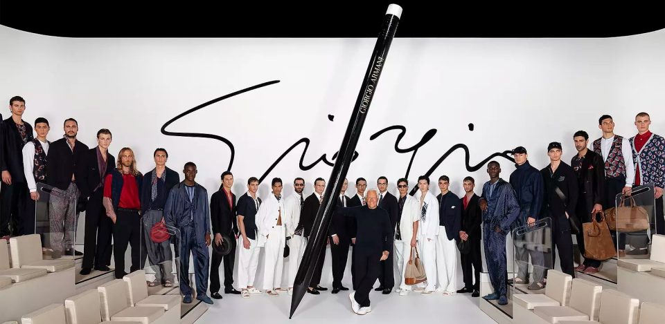 Giorgio Armani Uomo, la sfilata SS24