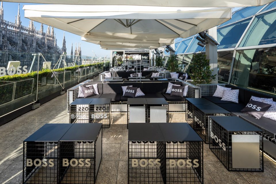 Boss veste la Rinascente di Milano per il lancio della FW23