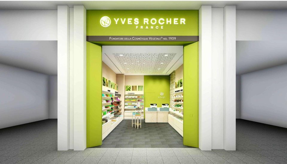 Yves Rocher, lo store nel nuovo centro Merlata Bloom di Milano