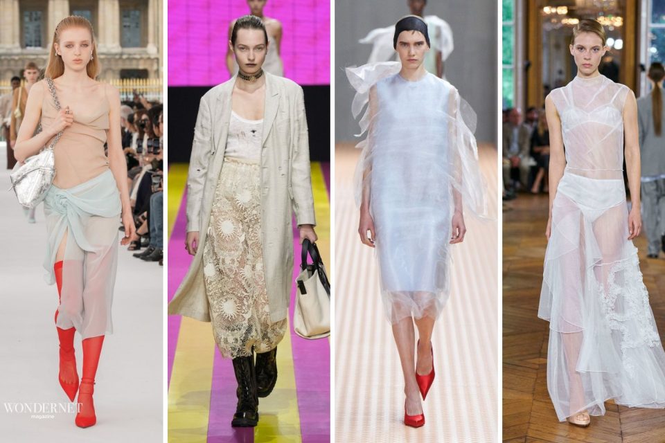 Trasparenze, la tendenza moda Primavera/Estate 2024