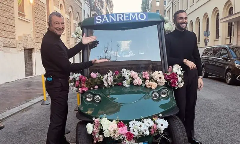 Sanremo 2024, i 5 co-conduttori sul palco con Amadeus