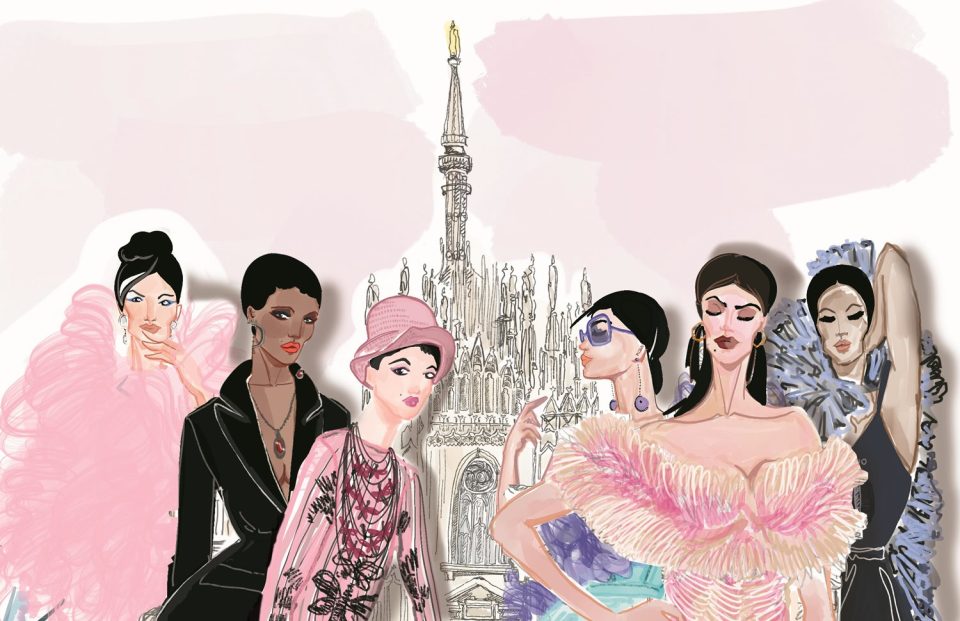 Jacopo Ascari, le illustrazioni di moda e design al Fuorisalone