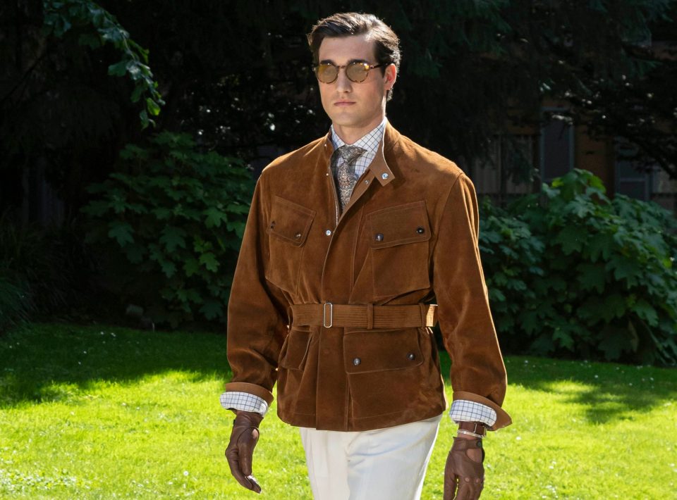 Dunhill, la sfilata SS25 a Milano Moda Uomo