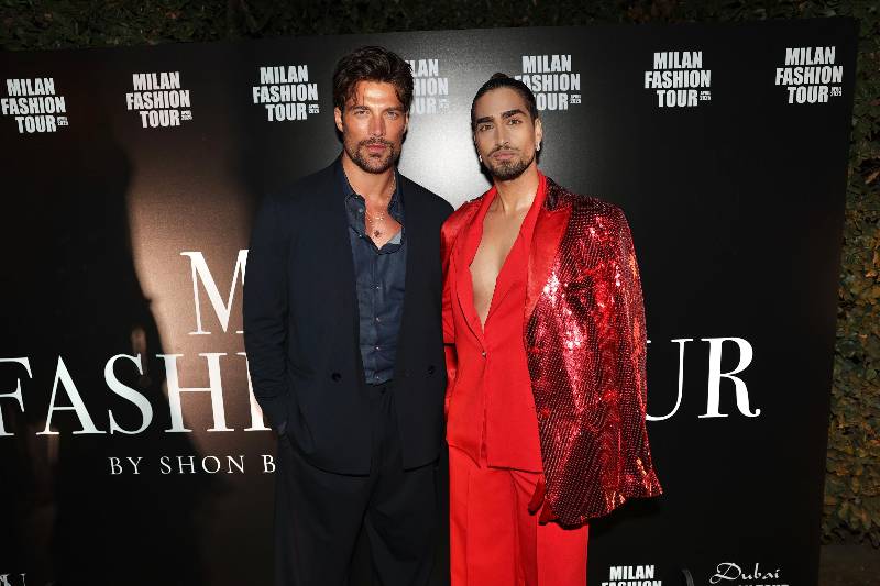 Simone Susinna e Shon Balaish Milan Fashion Tour 2025