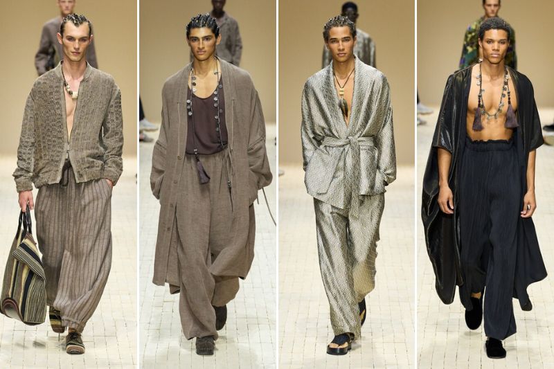 Modelli sfilata Emporio Armani Primavera Estate 2026
