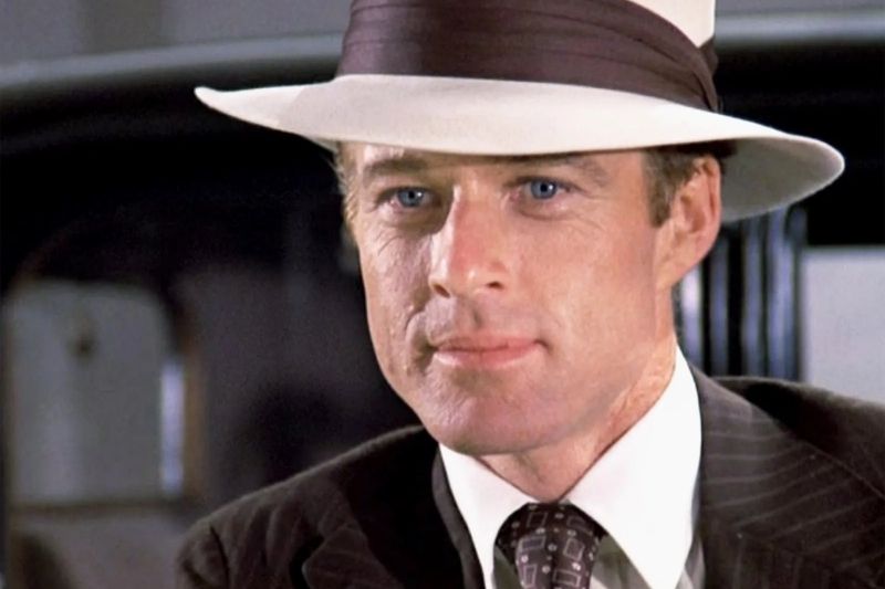 Robert Redford con cappello Panama Borsalino nel film Il grande Gatsby del 1976
