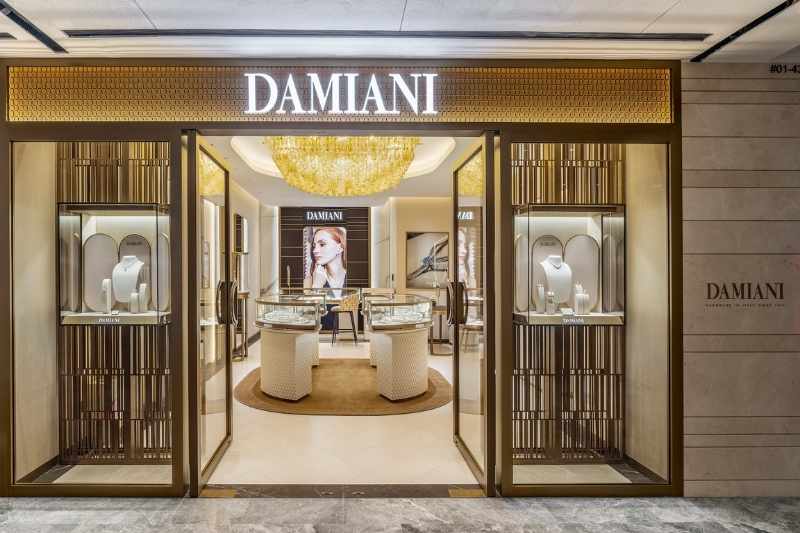 Nuova boutique Damiani a Singapore presso il mall di lusso Paragon su Orchard Road