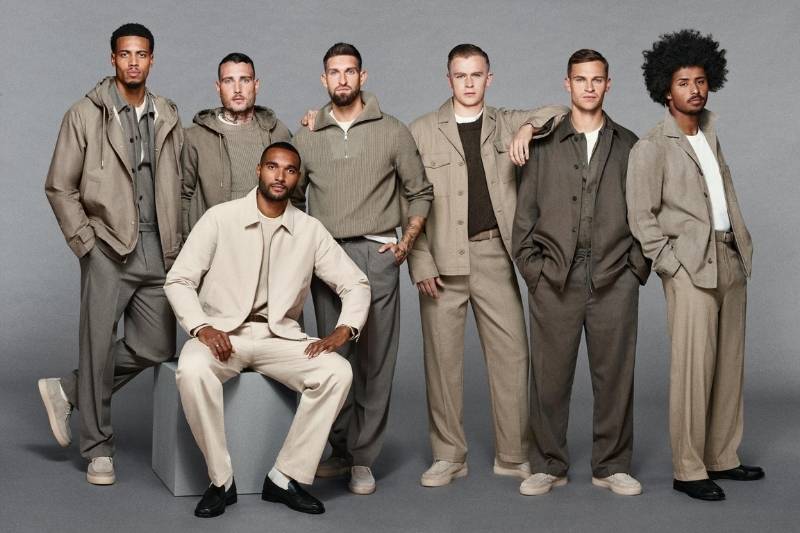 Campagna uomo Marc O’Polo SS26 con i giocatori della Nazionale maschile tedesca di calcio