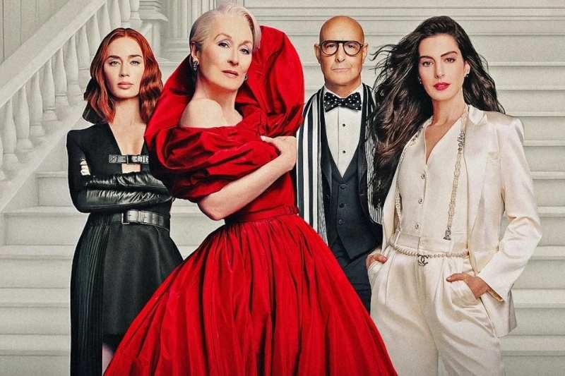 Meryl Streep Anne Hathaway Emily Blunt Stanley Tucci Il Diavolo Veste Prada 2
