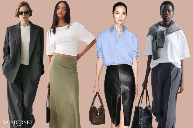 Back to office 2026, quattro look da ufficio con blazer, gonna midi, camicia e pantaloni sartoriali