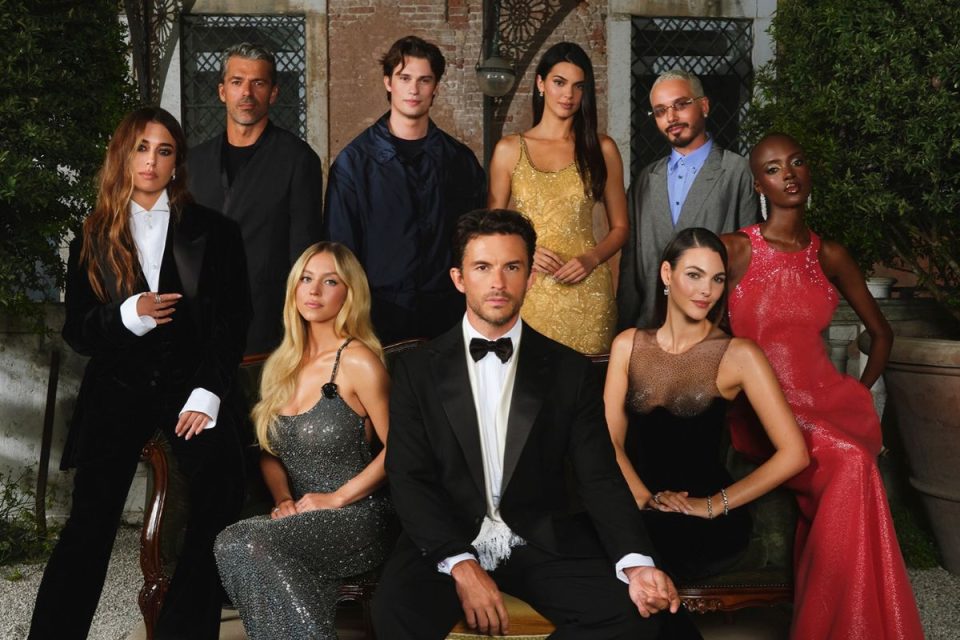 Gli ambassador Armani Beauty alla cena ai Giardini Reali durante Venezia 83