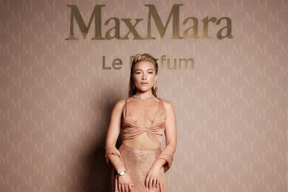 Florence Pugh all’evento Max Mara a Venezia per Le Parfum